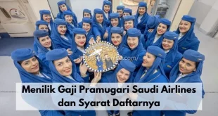 Gaji Pramugari Saudi Airlines