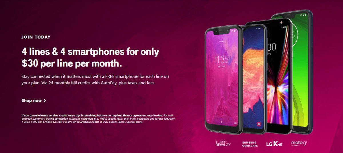 T-mobile phone deals for existing customers