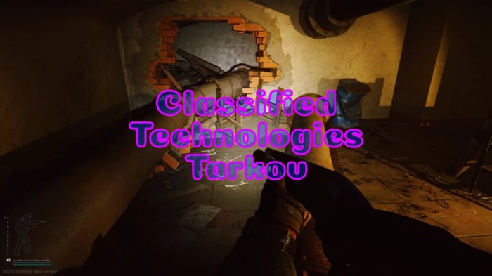 Classified technologies tarkov