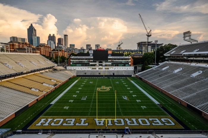 Stadium football tech georgia bobby dodd wallpaper college field institute technology stadiums grant hd atlanta ga historic night campus university