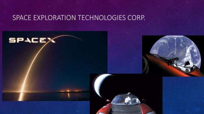 Space exploration technologies stock